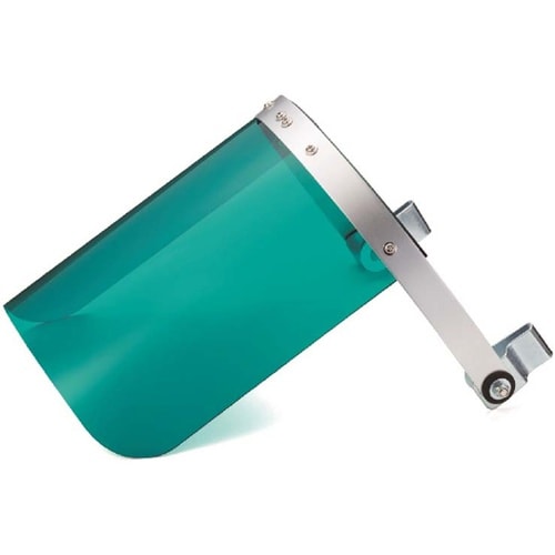 フェイスシールド ヘルメット型 グリーン