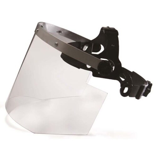 フェイスシールド かぶり型 ワイド クリ