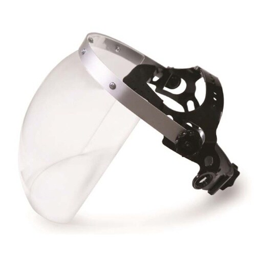 フェイスシールド かぶり型 球面 クリア