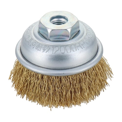 カップブラシ 真鍮線 65mm #436