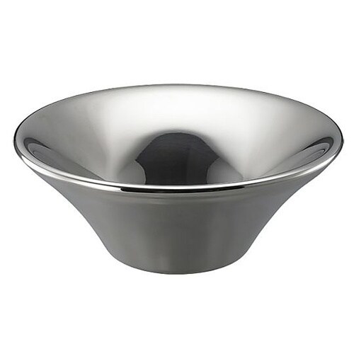 メタル丼フラワー厚口 塗装仕様赤 387