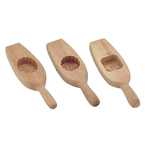 木製 月餅抜型 大 小判 376034