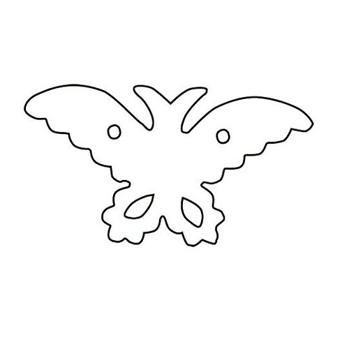 中華細工用抜型 蝶大 080009