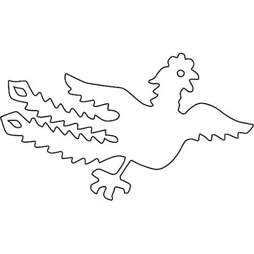 中華細工用抜型 鳳凰小 079002