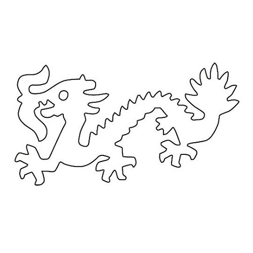 中華細工用抜型 龍小 079004