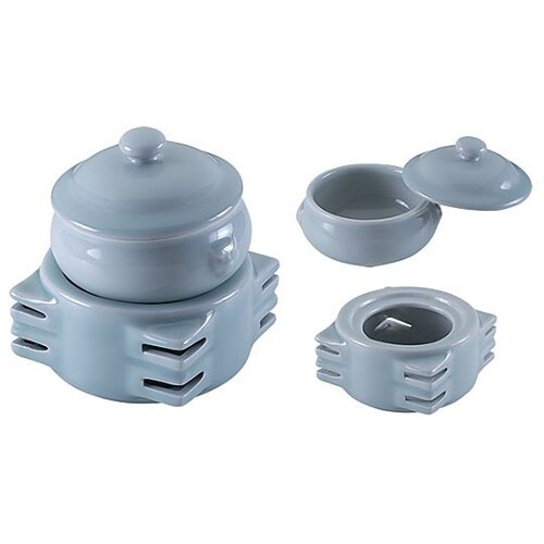 青磁虎佛跳壇・炉セット 461075