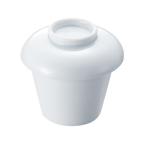 白磁蓋付スープ椀 464027