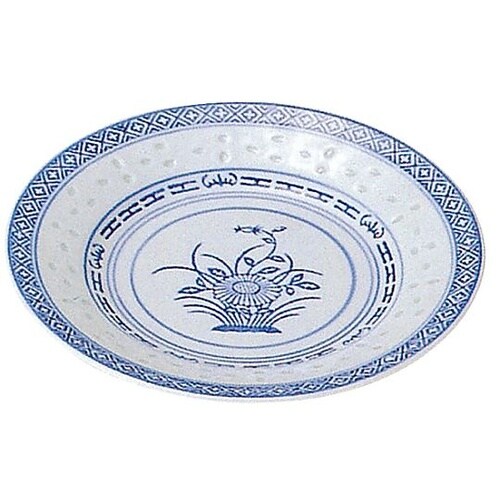 ホタル陶器丸深皿 9インチ(龍) 311