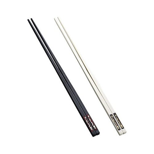 PBT龍模様箸 アイボリー25cm 45