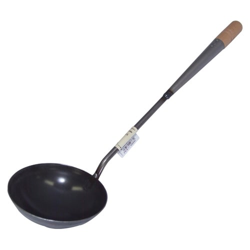 味道 鉄製中華お玉 中 紐無 AD−84