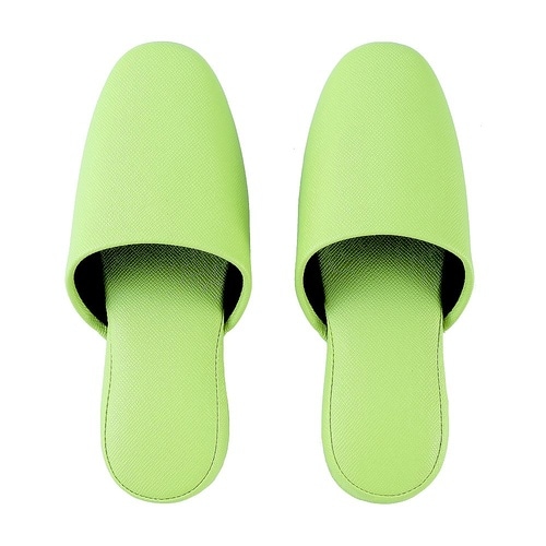 抗菌レザー調ビニールスリッパ(前かぶりタ