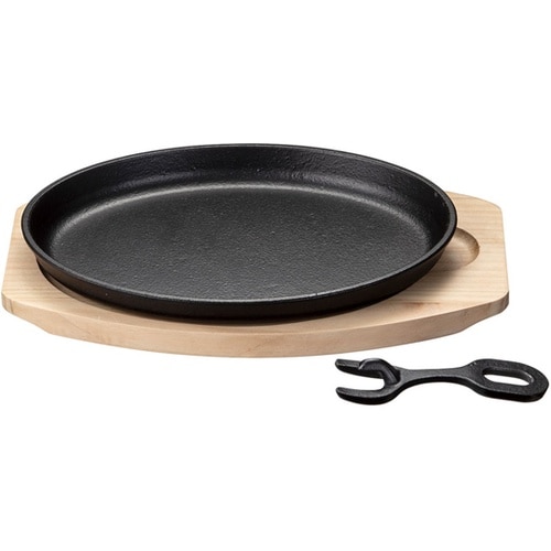 鉄鋳物大判ステーキ皿 4544