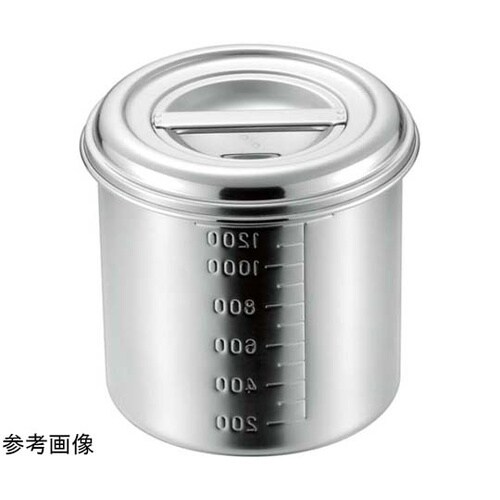 AG 18−8目盛付深型丸キッチンポット