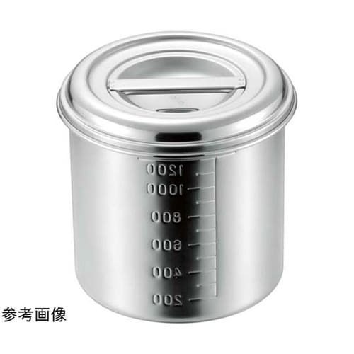 AG 18−8目盛付深型丸キッチンポット