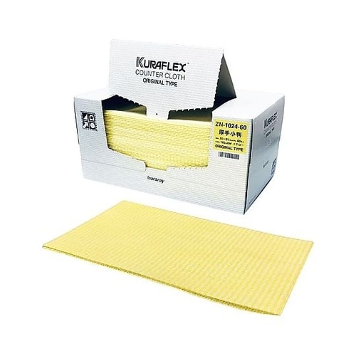 カウンタークロス 厚手小判 イエロー 1