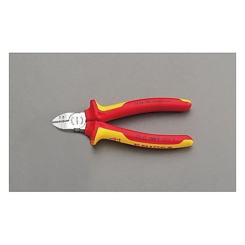 160mm 絶縁穴付ニッパー(グリップ付