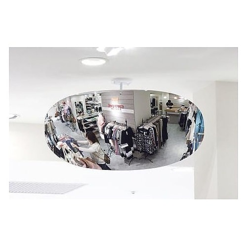 550x275mm 凸面ミラー(オーバル