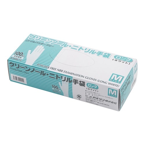 クリーンノールニトリル手袋ロング M