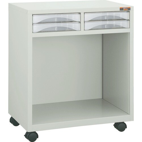 TRUSCO 収納ケース キャスター付 上側浅型4