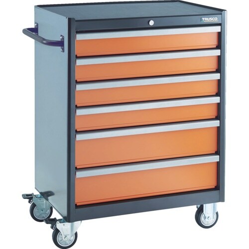 TRUSCO ローラーキャビネット 引出6段 10