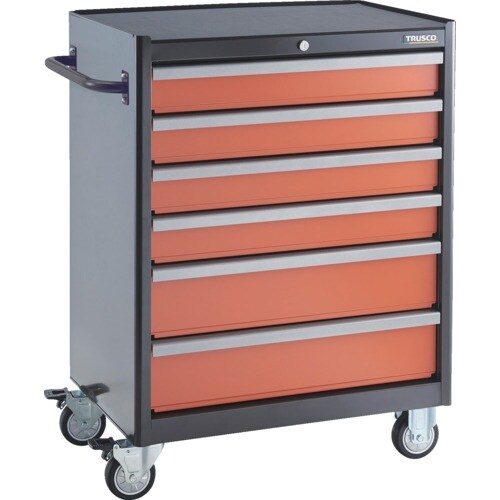 TRUSCO ローラーキャビネット 引出4段 50