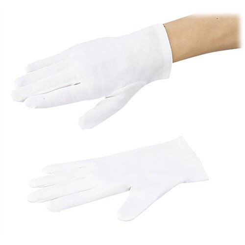 AS アズピュア綿スムス手袋マチ付 M (12双入