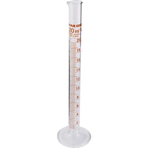 AS メスシリンダー20ml高精度 ASONE