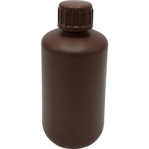 AS 細口丸型遮光瓶2L(茶)