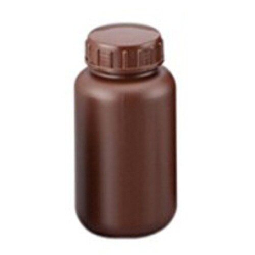 AS 広口丸型遮光瓶500ml(茶)