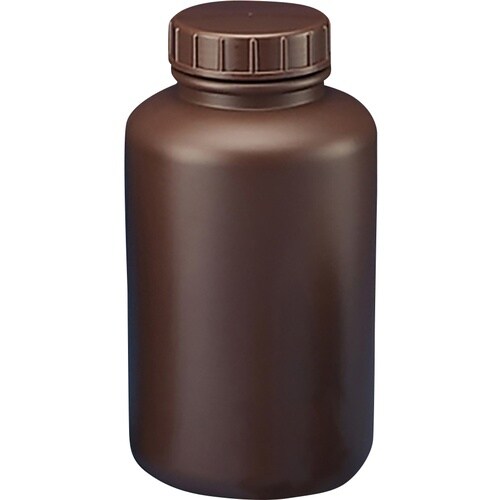 AS 広口丸型遮光瓶5L(茶)