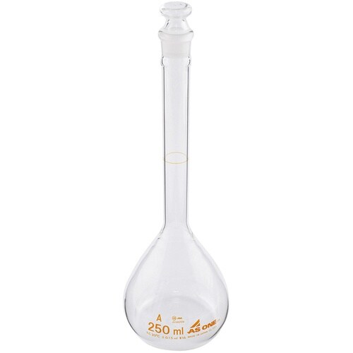AS メスフラスコ 白250ml(ASONE)