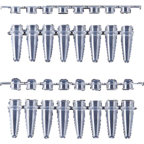 AS PCRチューブ 0.2ml8連フラット