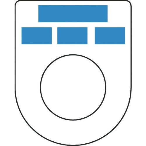 IM 押ボタン(メガネ銘板)φ22.5(別作)3ノ