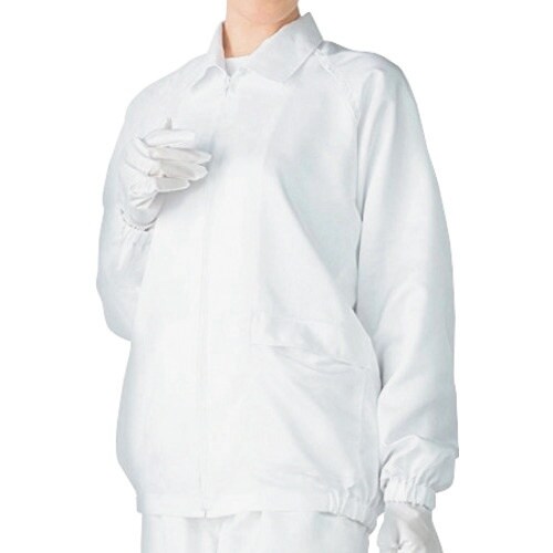 AS 無塵衣AS203C 上衣 ホワイト L