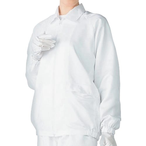 AS 無塵衣AS203C 上衣 ホワイト 3L