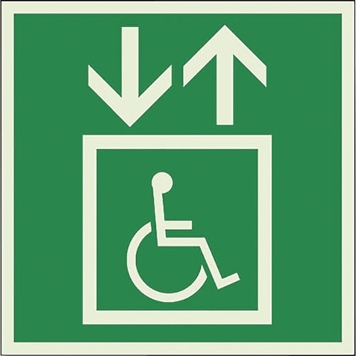 ユニット 避難誘導エレベーター標識