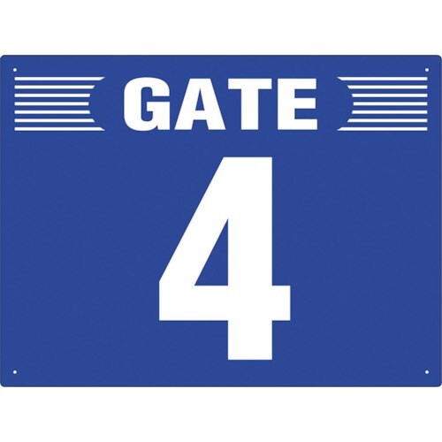 ユニット ゲート表示板 GATE 4 ヨコ