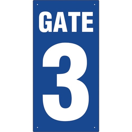 ユニット ゲート表示板 GATE 3 タテ