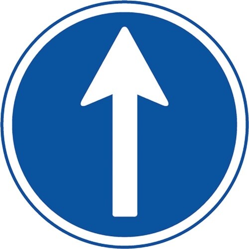 ユニット 道路用標識 指定方向外進行禁止