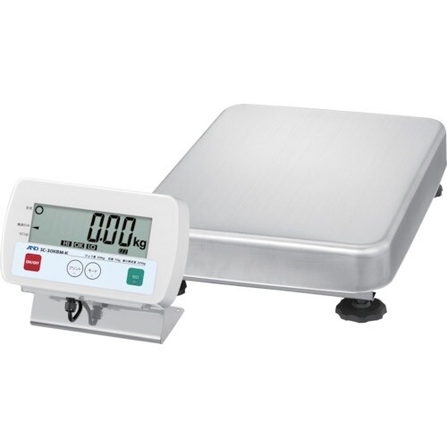 A&D 検定付き防塵・防水台はかり SC30KBM
