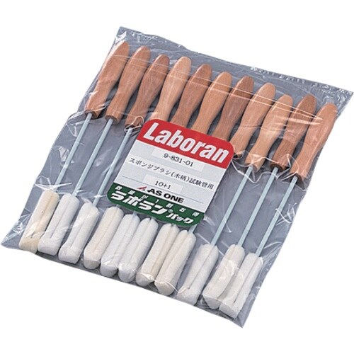 AS ラボランスポンジブラシ木柄フラスコ11本