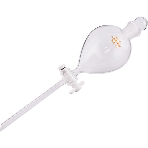 AS テフロンプラグ付分液ロート300ml