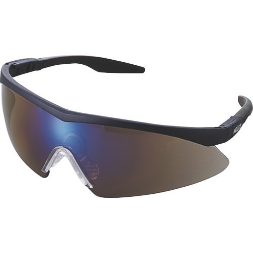 緑十字 保護メガネ レンズ:ブルーミラー テンプル