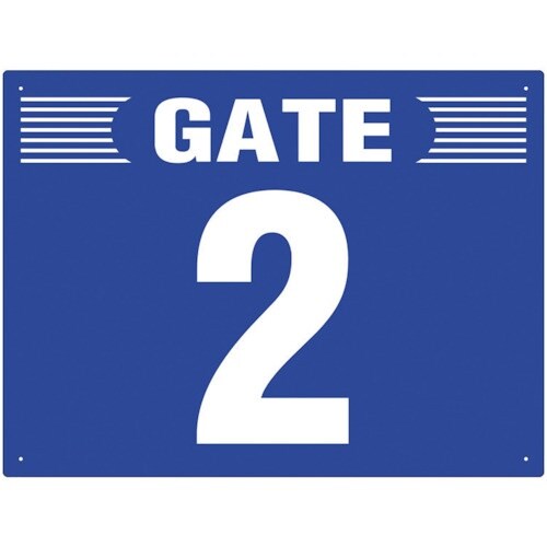 ユニット ゲート表示板 GATE 2 ヨコ