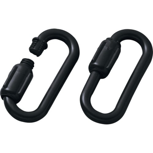 緑十字 プラスチックチェーン用ジョイント 黒 PS