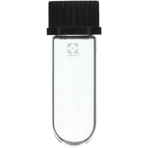 SIBATA 遠心沈殿管 丸底形 ねじ口 目盛なし