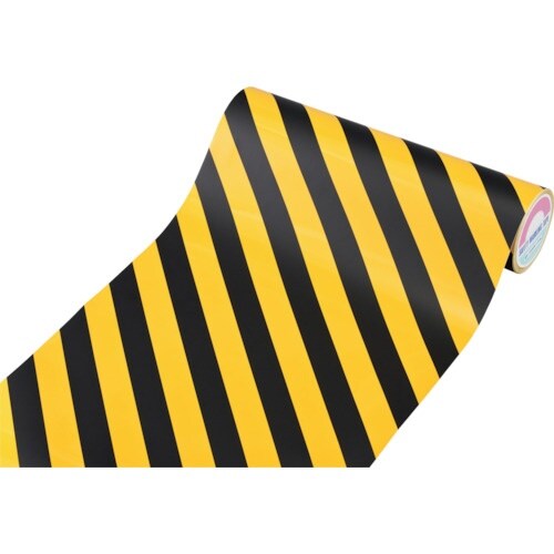 緑十字 トラ柄テープ 黄/黒 TR2−E 440m