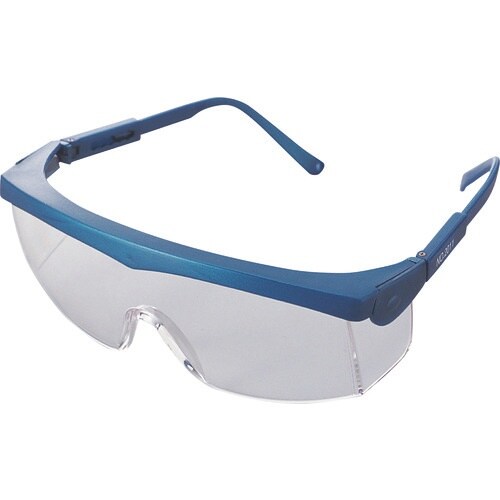 緑十字 保護メガネ レンズ:クリア テンプル調整機