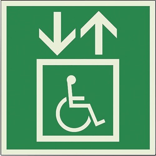 ユニット 避難誘導エレベーター標識