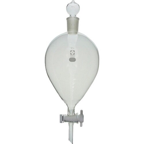 SIBATA 分液ロート スキーブ形 PTFEコッ